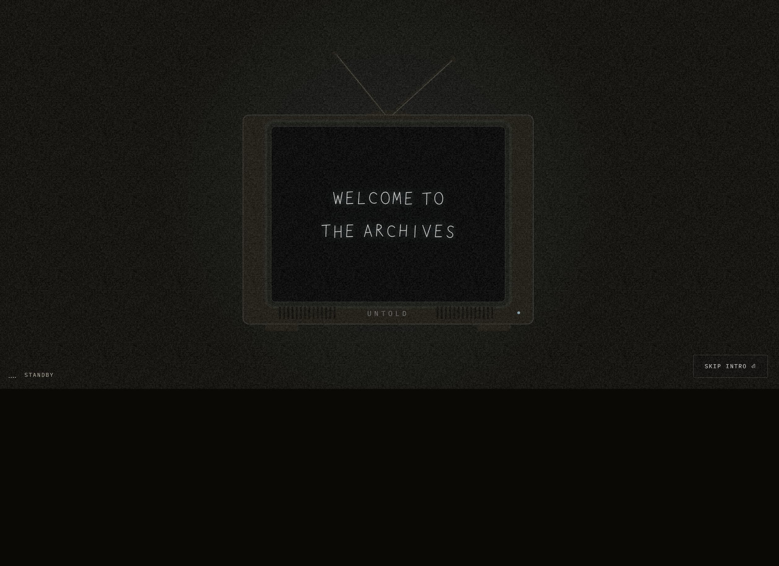 Untold Archives website